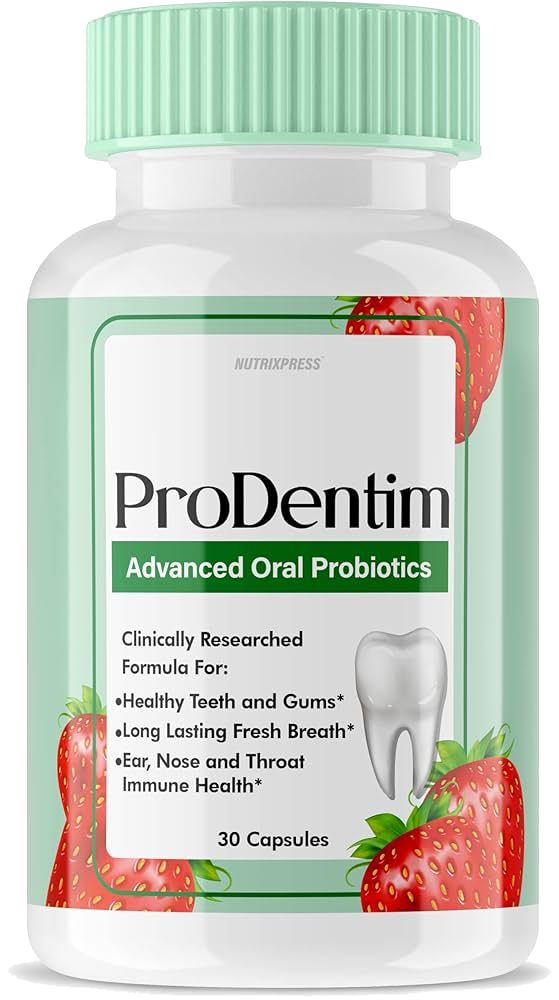 ProDentim chewable probiotic supplement bottle